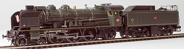 REE Modeles MB-031S - French Steam Locomotive 2-231 K 16 of the SNCF Depot CALAIS (DCC Sound Decoder & Smoke)